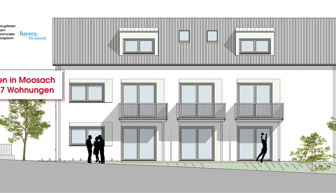 Projekte Im Bau Mehrfamilienhaus soziales Wohnen Moosach Grafing Robert Decker Immobilien 1