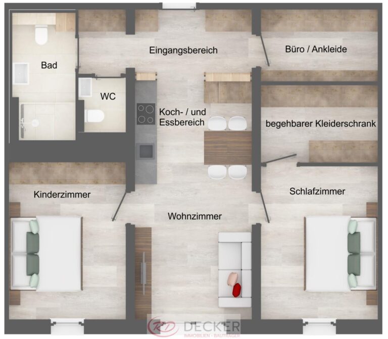 3-Zimmer Wohnung mit einzigartigem Wohnkonzept TITO-Straubing!