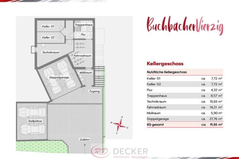 Wohnen mit Garten im modernen Zweifamilienhaus